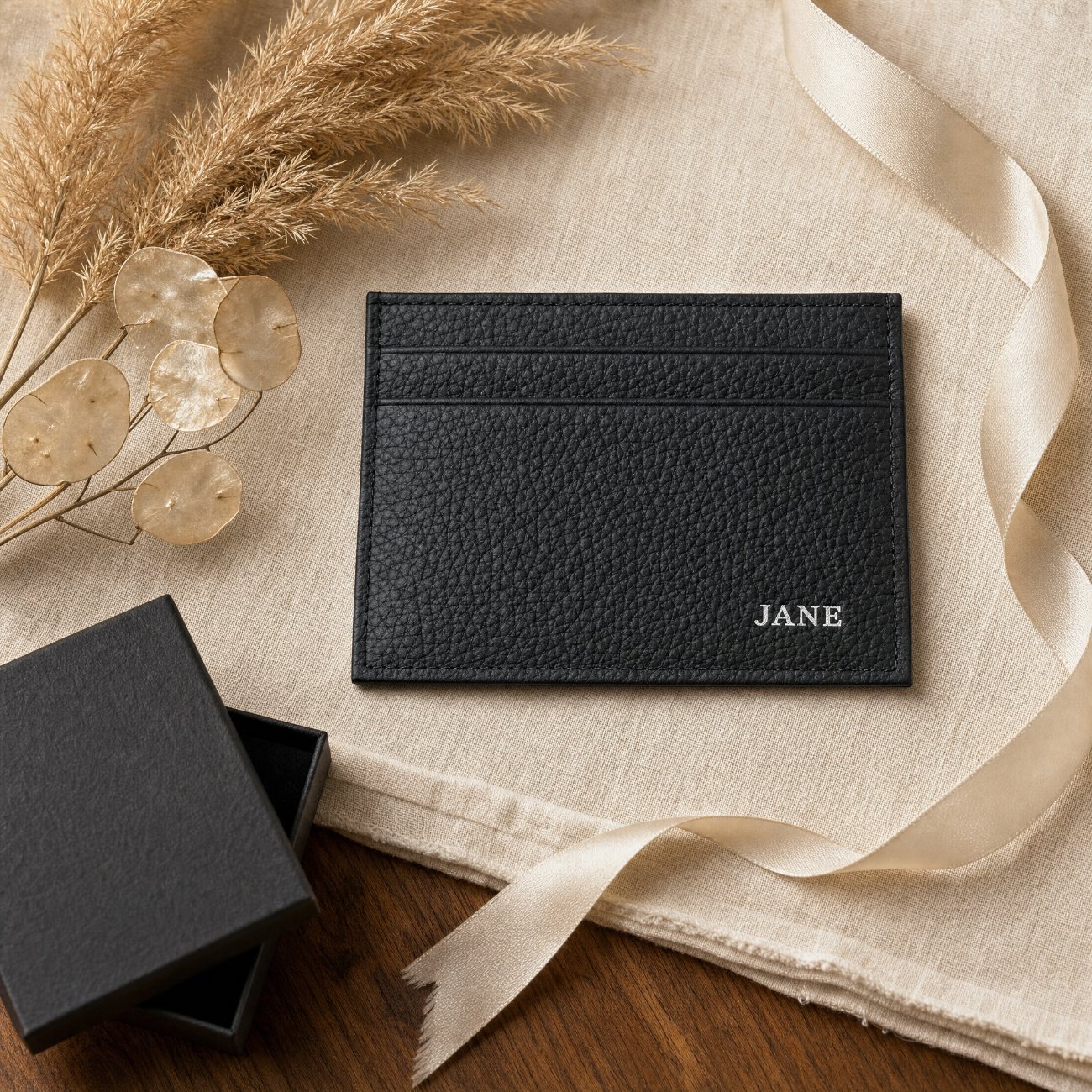 Card holder in gift box